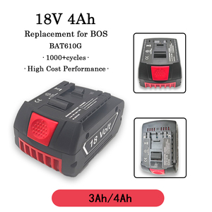 升级版 BAT610G 18V/4Ah 替换电池，兼容 BOS BAT610G 无绳电动工具 - Product Image 1