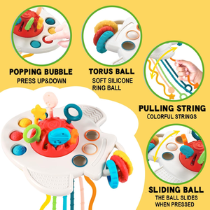 Giocattoli Educativi Montessori per Bambini Giochi Sensoriali in Silicone da Tirare Giocattolo per Neonati Giochi per Bambini da 6 a 12 Mesi - Product Image 3