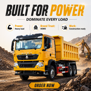 Camión Volquete Sinotruck Howo 6x4 en Buen Estado, de Segunda Mano, 380hp 450hp, Transmisión Automática/Manual, Volante a la Izquierda, en Venta - Product Image 1