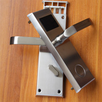 Serrure électronique étanche de porte d'hôtel d'usine CE Serrure RFID carte de proximité avec logiciel de verrouillage intelligent pour l'entrée de carte de porte d'hôtel