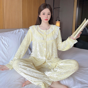 Pyjama Hosen hochwertige hübsche Frau Mädchen Nachtwäsche Winter Set Nachthemd Nachtwäsche dicken Großhandel Nachthemd für Frauen - Product Image 4