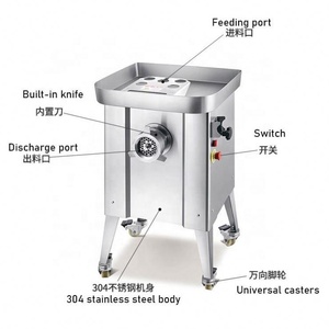 Chinese Factory High Quality High Efficiency Commercial <b>Meat</b> Processing Machinery Large Fresh <b>Meat</b> Machines Frozen <b>Meat</b> <b>Grinders</b> - Product Image 3