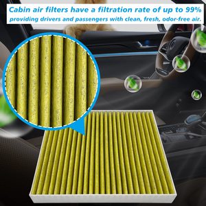 Para filtro de aire de cabina JM802 (CF11182) compatible con Civic, Clarity, 2, 1, 2, 2, 2, 2, Insight, Odyssey, INTEGRA - Product Image 5