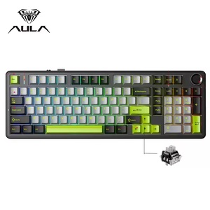 Aula F99 Pro cao cấp bàn phím hiệu ứng RGB động & không dây/có dây chế độ kép PBT Keycaps & lập trình cho PC/game thủ - Product Image 3