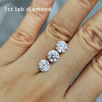 1ct Lab Grown Diamant D VVS VS Diamantes manufacturados Diamante suelto Corte redondo Excelente HPHT CVD Lab Grown Diamonds