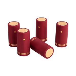 Capsules et joints thermorétractables ronds en PVC personnalisables pour bouteilles de champagne, de <span class=keywords><strong>vin</strong></span> et de spiritueux avec bande de déchirement - Product Image 4