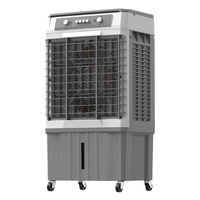 Ventilateur Rafraîchisseur d'Air Électrique Portable Autonome 3 Vitesses Économe en Énergie Écologique à Commande Mécanique pour Maison Hôtel Garage
