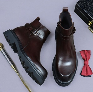 Chaussures pour hommes en cuir de vachette pleine fleur de qualité supérieure, 100% cuir véritable, antidérapantes, légères, respirantes, semelles souples, baskets, mocassins - Product Image 2