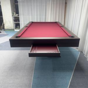 Table de billard de luxe sur mesure en arbre de Jiujiang, 9 boules, avec plateau de salle à manger, écologique et durable, 8 pieds, pour la maison - Product Image 4