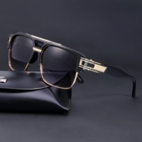 Vente en gros de haute qualité, grand luxe rétro, nouvelle mode, pare-soleil tendance, lunettes de soleil de conduite pour hommes et femmes pour l'extérieur