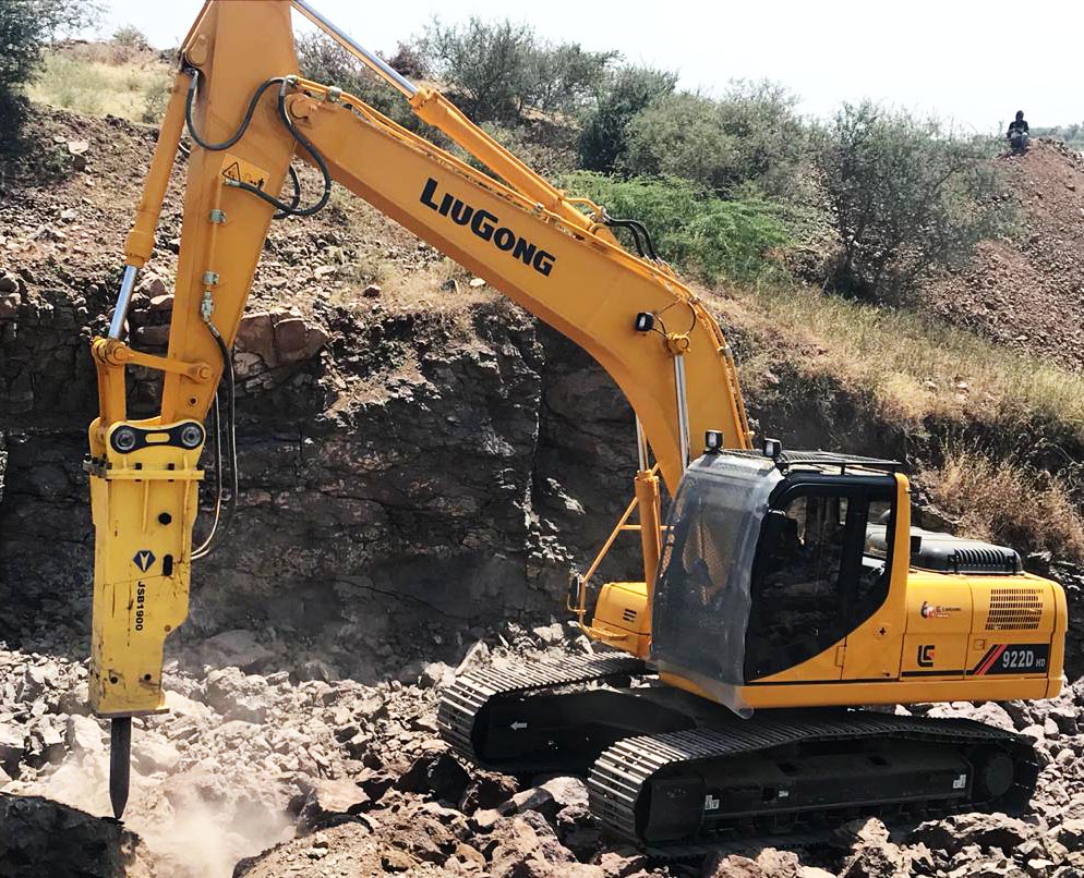Tonnen-Bagger-Felsen-Unterbrecher-Hammer-Meißel 155mm KOMATSU 30-40 für PC300 PC400 2