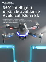 Mini-drone CZ20 8K UHD GPS pliable avec moteur sans balais, flux optique, évitement d'obstacles, double ESC et télécommande 8 canaux