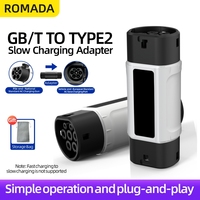 Adaptor Pengisi Daya EV GB/T ke Tipe 2, Promo! Ringkas dan Portabel, Hemat Tempat Penyimpanan untuk Mobil EV Tipe 2