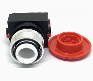 KAILIN <span class=keywords><strong>IDEC</strong></span> Neuer und Originaler Schalter AVW410R 22mm Durchmesser Not-Aus-Taster Schalter Normalerweise Geschlossen Drehbarer Reset-Stopp-Schlüssel - Product Image 3