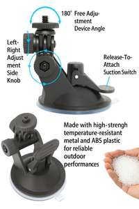 Suporte Universal para DVR de Carro com Ventosa, Montagem Rotativa 360, Suporte para Câmera GPS e Telefone, Acessórios para Painel e Para-brisa - Product Image 3