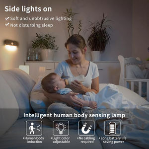 Grosir lampu Strip Led, lampu tangga kabinet cahaya Sensor gerakan tanpa kabel dapat diisi ulang untuk kamar tidur - Product Image 2