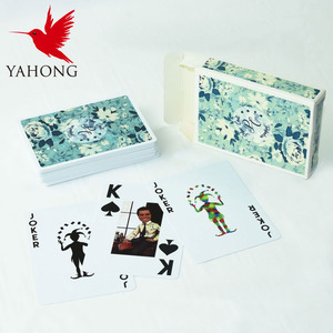 Chơi thẻ <span class=keywords><strong>Emirates</strong></span> hãng hàng không tùy chỉnh 100% rõ ràng sàn sòng bạc Mã Vạch phim hoạt hình cạnh chơi thẻ - Product Image 5