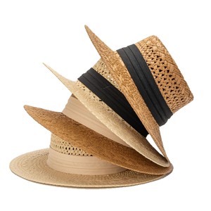 Chapeau de paille <span class=keywords><strong>Panama</strong></span> ajouré tressé à la main pour femme et homme, à bord plat, idéal pour l'extérieur, la plage, la pêche, les vacances, la protection solaire et l'usage quotidien - Product Image 5