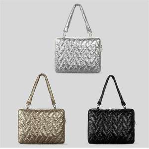 2025 New Wholesale Puffer <strong>Lap</strong> <strong>Top</strong> <strong>Sleeve</strong> Crossbody Tote Bag Unisex Quilted Waterproof Nylon Puffer Handbags with Strap - Product Image 1