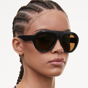 Occhiali da Sole Lbashades di Alta Qualità, Design Retrò Pilota, Protezione UV400, Logo Personalizzato, Montature Spesse in Acetato per Uomo e Donna - Product Image 2