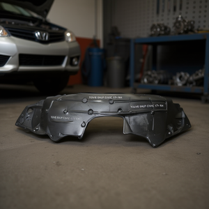 Capot moteur en polypropylène noir Tolve pour Honda Civic 17+ RH, pièce de rechange à visser, neuf - Product Image 2