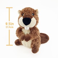 Mignon Vente en gros Jouets en peluche animaux de simulation personnalisés Jouets de marmotte pour garçons et filles avec lesquels dormir