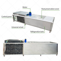 Machine à glaçons commerciale électrique en acier inoxydable avec roulement à billes et engrenage, haute productivité, faible consommation d'énergie, grande capacité