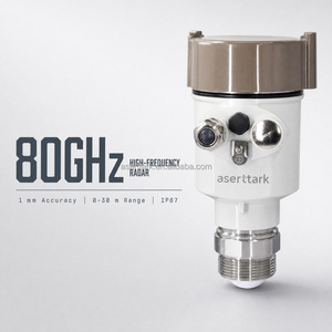 Sensor de Nivel de Radar de Alta Frecuencia IP67 80Ghz 0-30m -30 a 120C DN50 con Brida Roscada de 32mm, Lente de PTFE, Antena de 1mm de Precisión, Carcasa de Aluminio Fundido - Product Image 5