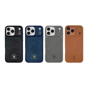 Funda Rígida Magnética Antigolpes de PU con Textura de Cocodrilo, Estilo <span class=keywords><strong>Polo</strong></span> Knight, para iPhone 17 Pro Max, 16 Pro Max, 15 Pro Max - Product Image 1