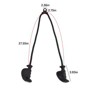 Corda per tricipiti per home gym, attrezzatura fitness per allenamento della forza, accessori per cavi per bicipiti e tricipiti - Product Image 2
