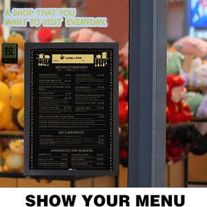 Soporte de señal magnética de alta definición, Marco de imagen de póster para ventana de pared, refrigerador, puerta de vidrio, pantalla de 11x17" - Product Image 3