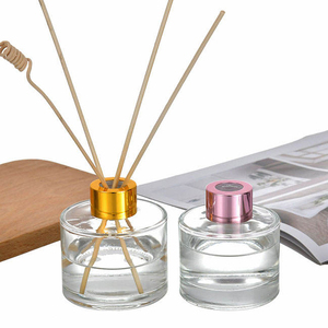 Empty Diffuser Glass <b>Bottles</b> 50ml 100ml 150ml <b>200ml</b> Gold Silver Black Ring Screen Printing Rubber Stopper Customizable Capacity - Product Image 2