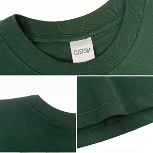 เสื้อยืดผ้าฝ้ายบ็อกซี่สำหรับผู้ชายเสื้อ280พิมพ์ลายกราฟิกขนาดใหญ่โลโก้ที่กำหนดเอง - Product Image 4