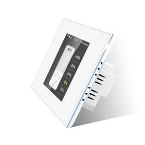 Lanbon – interrupteur de gradateur LCD Standard ue/US, commutateur d'éclairage mural WiFi intelligent, fonctionne avec Amazon Alexa et Google Home