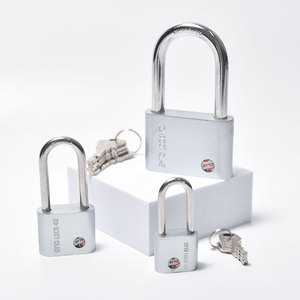 Candado SYTO de seguridad con anillo impermeable de dos tonos, candado de seguridad con esquina redondeada grande, candado de 40mm de haz largo - Product Image 5