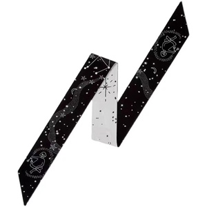 Elastico per Capelli Stile Coreano con Nastro Intrecciato in Raso Multicolore con Frutta Elegante Stile Francese con Farfalla Accessorio Trendy e Dolce - Product Image 2