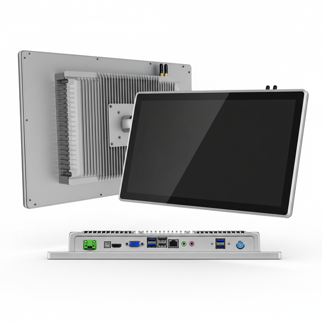 10-Point Touch Wall Mount Android Industrial All-in-One PC 1920x1080 Resolution 4-64GB Memory Multi-size for Factory Automation