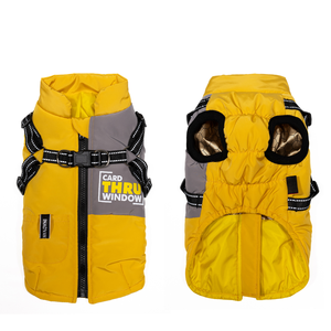 मोटी गर्म प्यारा कुत्ता कपास ppu प्रिंट लुभावनी पंजा जैकेट - Product Image 2