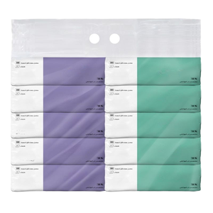 Serviettes en papier douces 3 plis, très absorbantes, sans peluches, pour usage quotidien, en sachet, pour la maison, le bureau, l'hôtel et les voyages - Product Image 1
