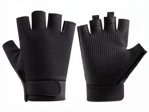 Logo Print Nylon Unisex Motorcycle Gloves Buckle Closure Smart Sun Protection Non-Slip Wear-Resistant Features Fishing Outdoor - Product Image 3