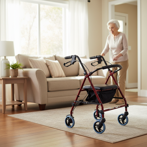 Best Seller Aluminium Up Down <b>Walker</b> – Foldable Mobility Aid, Adjustable Height, Lightweight, Durable, Bulk Packaging - Product Image 3