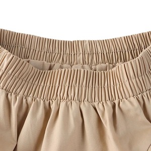 High Waist A-Line Kids Summer Casual Swing <strong>Skirt</strong> Cross-Border New Arrival Slimming Irregular Strap Mid-Length Plain Dyed - Product Image 5