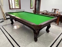 Nouvelle table de billard professionnelle de luxe moderne et personnalisée de haute qualité avec coussinets, 9ft, 8ft, 7ft, en ardoise, en cuir, en bois massif