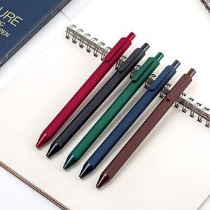 Bolígrafos de Gel Retráctiles de Colores Vintage KACO Soft Touch, Bolígrafos de Punta Fina de Colores Retro para la Escuela, Oficina y Hogar - Product Image 6