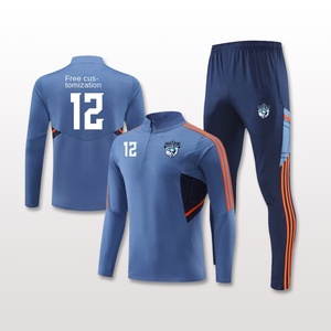Ensemble de survêtements d'entraînement personnalisés, sweat-shirt à col rond, sweat-shirt zippé, <span class=keywords><strong>jogging</strong></span>, <span class=keywords><strong>jogging</strong></span> pour hommes, survêtements unisexes - Product Image 4