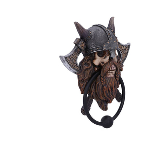 Nuevo Regalo de Halloween Transfronterizo: Colgante de Timbre de Puerta <span class=keywords><strong>Vikingo</strong></span> de Resina Pintado a Mano, Decoración para el Hogar y Fiestas con Ambiente de Terror - Product Image 5