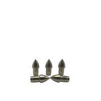 Pointes de flèche usinées CNC personnalisées 125 grains en acier inoxydable Insert pointes de terrain pour tir à l’arc chasse ti
