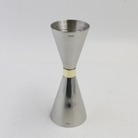Jigger de bar réutilisable en acier inoxydable 304 à double paroi, style japonais classique, mince, 1/2 oz, 30/45 ml, 25/50 ml, 60/90 ml