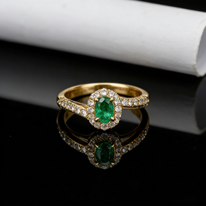 <b>CUSTOM</b> SILVER 10K/14K/18 SOLID GOLD CLASSIC LAB GROWN CVD IGI VVS-VS QUALITY BRILLIANT CUT ENGAGEMENT PARTY FASHION CLUSTER <b>RING</b> - Product Image 4