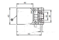 Cabezal giratorio Cubic Plug and Play 2M 3M Sensor de nivel Bin Sensor de distancia ultrasónico